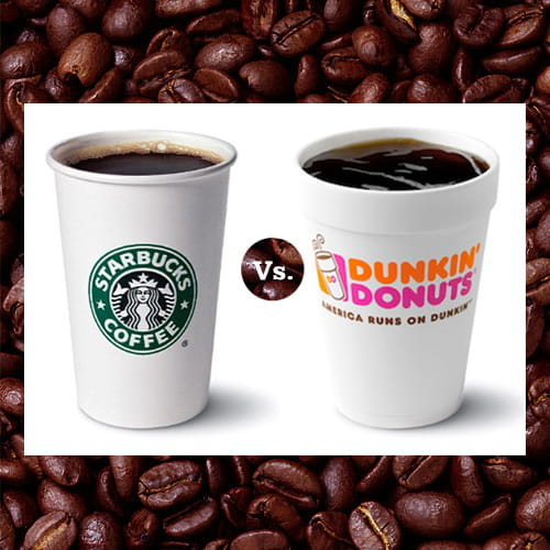starbucks vs dunkin donuts which coffee shop will come out on dunkin donuts vs starbucks