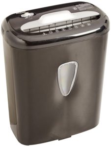 AmazonBasics 6-Sheet High-Security Micro-Cut Paper and Credit Card Shredder