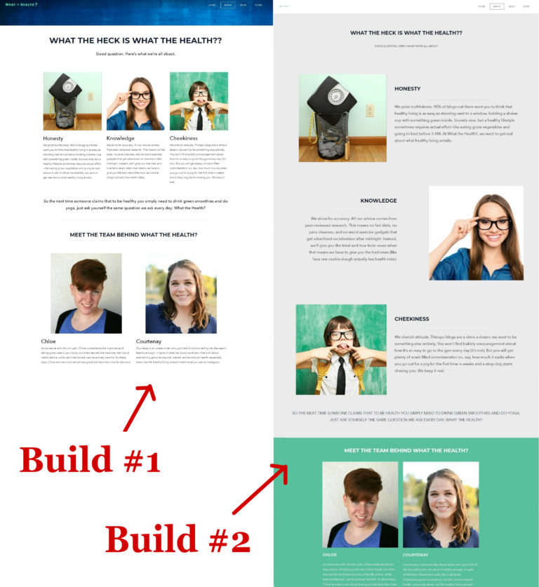 comparing weebly site builder