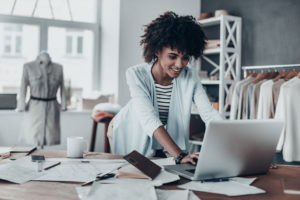 fashion-designer-working-on-laptop