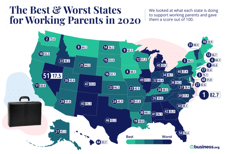 Working Parents map