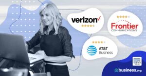 Fios by Verizon, Frontier Business Internet, and AT&T Business Internet are some of the best small business internet providers