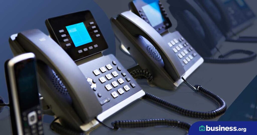 Multiple office phones in line