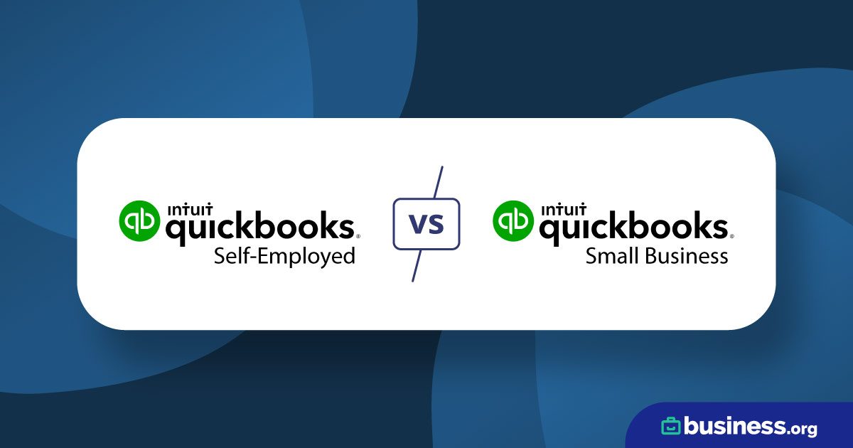 QuickBooks SelfEmployed vs. QuickBooks Small Business 2023