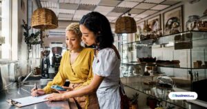 two-women-doing-inventory-management-in-small-shop