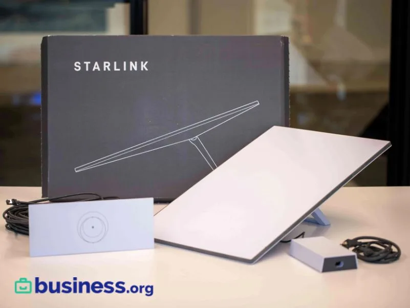 Starlink satellite internet equipment for business